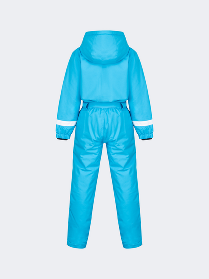 Oil&amp;Gaz Durable Kids-Boys Skiing Overall Blue/Black