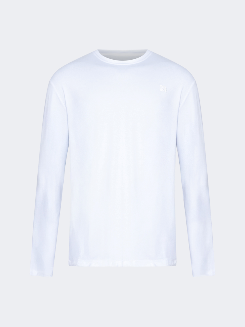 Oil And Gaz Big Size Men Lifestyle Long Sleeve White